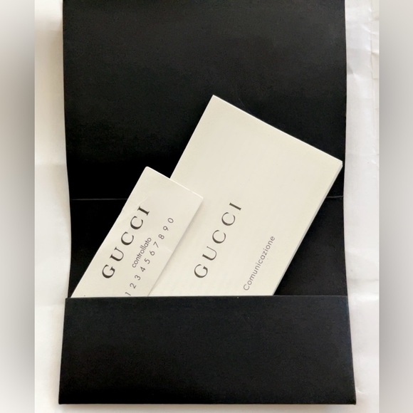 ** New ** - Gucci Unisex Logo Wayfarer in Shiny Black - Picture 5 of 7